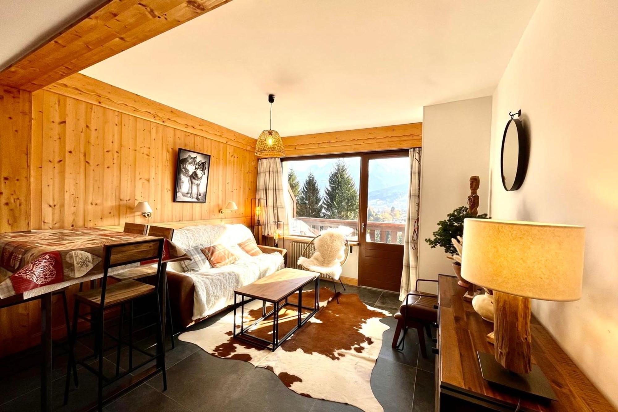 Superb Cosy Apartment With Balcony Combloux Bagian luar foto